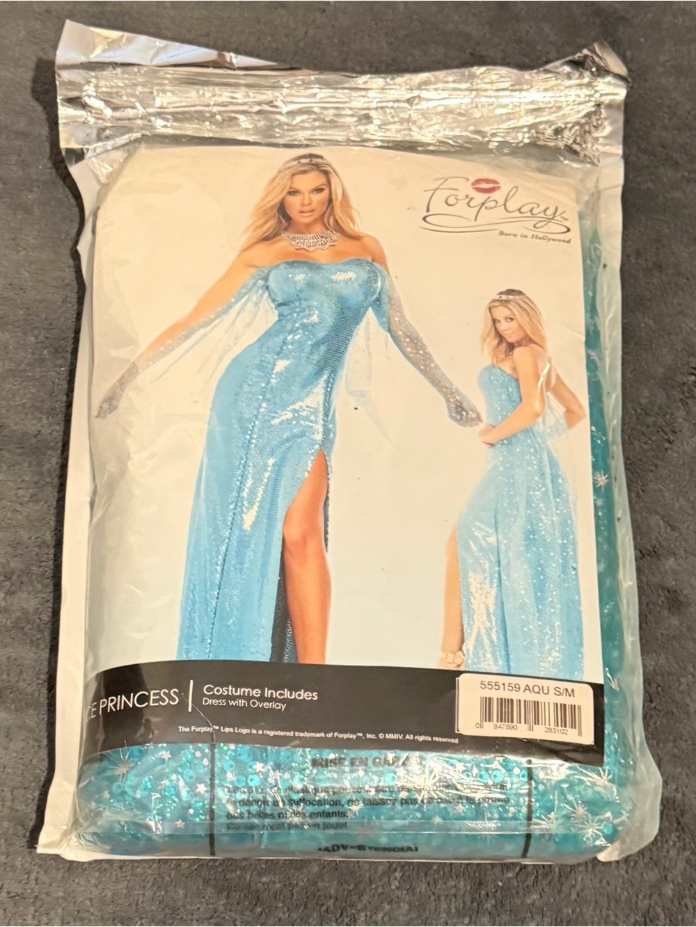 Forplay Aqua Sequin Princess Costume Dress
